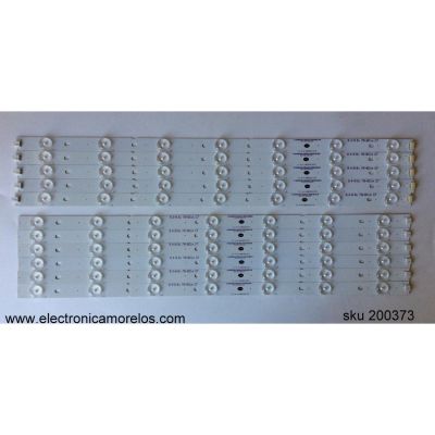 KIT DE LED'S PARA TV RCA (11 PIEZAS) / NUMERO DE PARTE IC-A-KJAB50D157R / IC-A-KJAB50D157L / PANEL T500HVN01.0 / MODELO LED50B45RQ